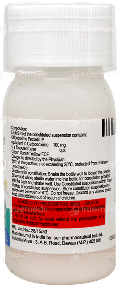 Cepodem 100 Dry Suspension 30Ml